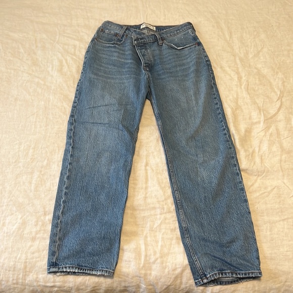 Abercrombie & Fitch The Dad High Rise jeans size 6s - Picture 2 of 4
